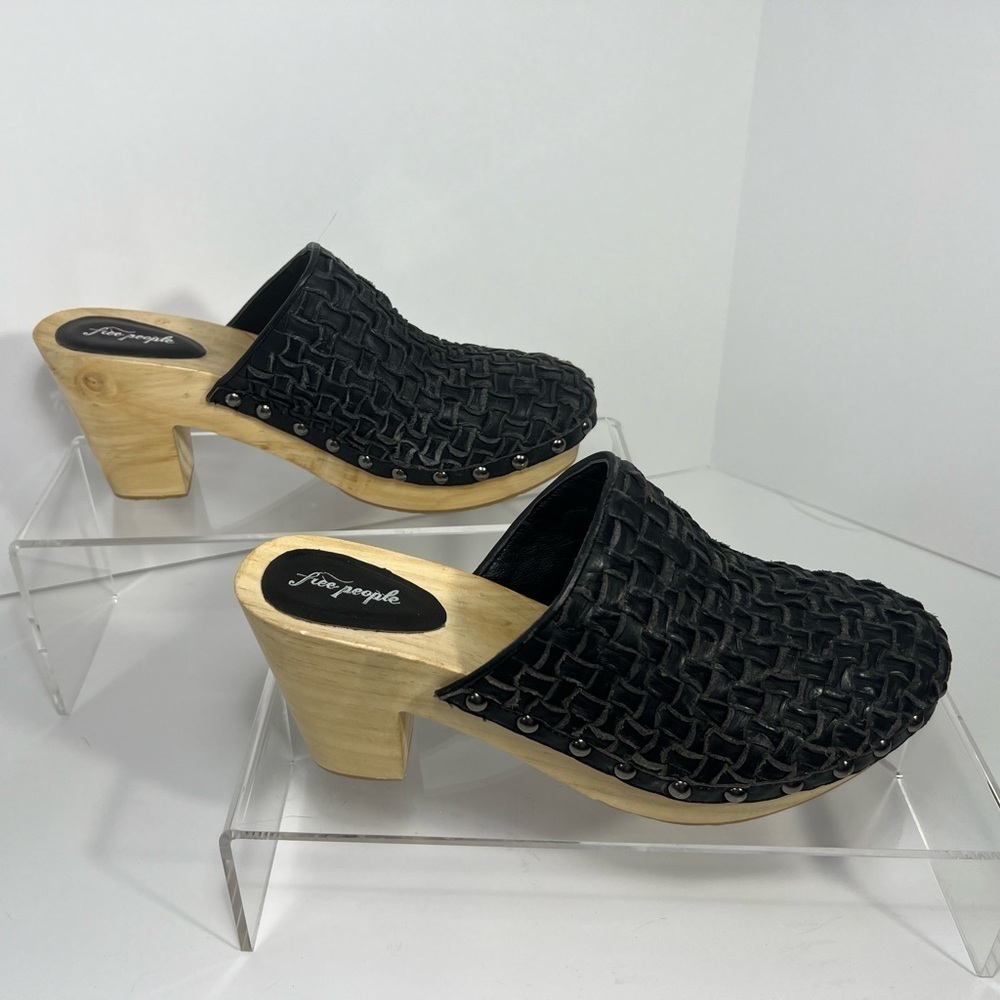 Free People Adelaide Distressed Clog Womens Size 39